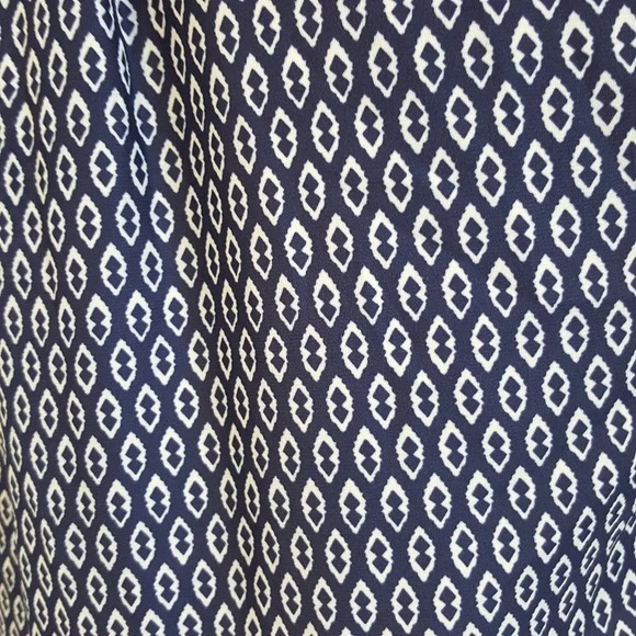 RIVER ISLAND | Navy Blue Surplice Faux Wrap Small - Picture 6 of 7